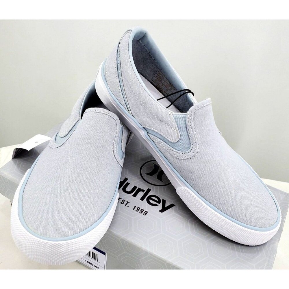 Hurley 7 Women Sneaker Arlo Slip On Canvas Casual Lightweight Shoe Retro Skater